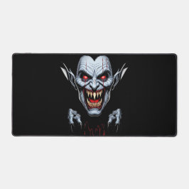 Eerie Vampire Face Desk Mat Schreibtischunterlage