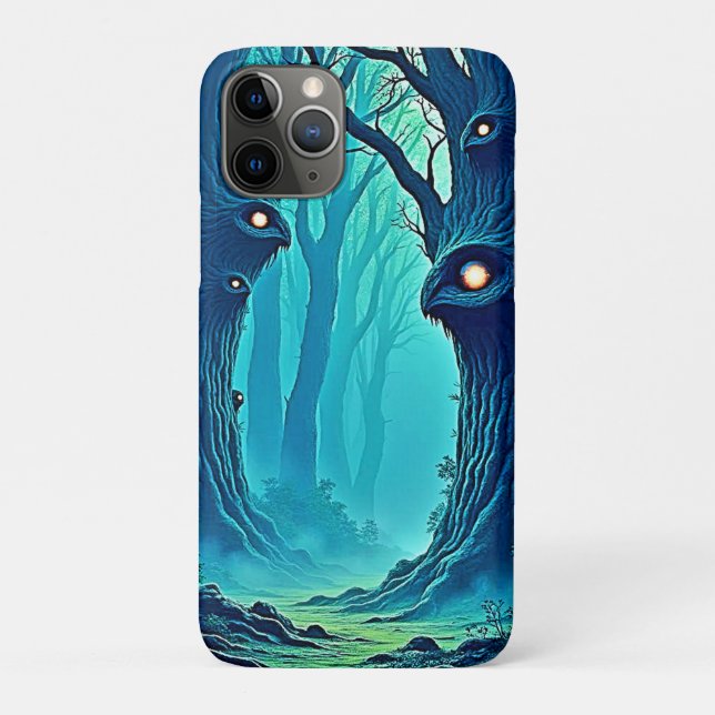 Eerie Woodland Eyes Case-Mate iPhone Hülle (Rückseite)