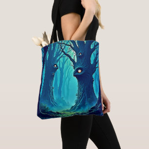 Eerie Woodland Eyes Tasche