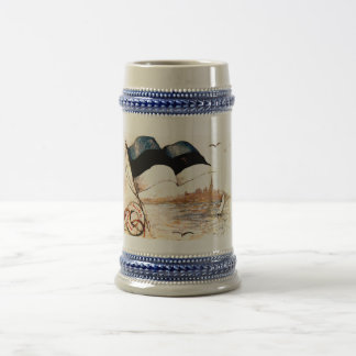 Eesti Lipp/estnisches Flaggen-Bier Stein Bierglas