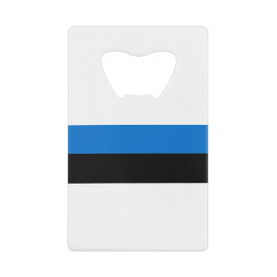 Eesti Vabariik - Estnische Flagge Geldbeutel Flaschenöffner