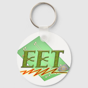 EET - ELECTRICAL ENGINEER TECH CIRCUIT BOARD LOGO SCHLÜSSELANHÄNGER