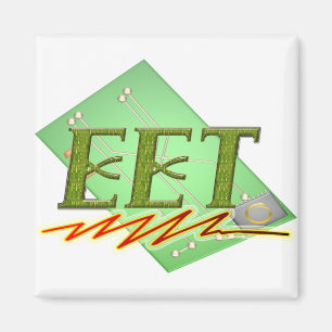 EET - LOGO DER ELEKTRISCHEN TECHNOLOGIE DES MOTORS MAGNET