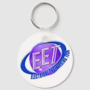 EET ORB SWOOSH LOGO ELEKTRISCHE TECHNIK SCHLÜSSELANHÄNGER