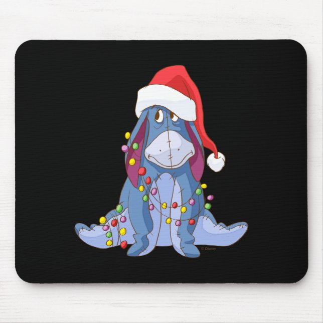 Eeyore Santa Claus  Mousepad (Vorne)