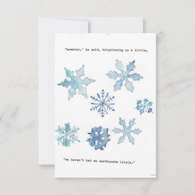 Eeyore Zitat Karte (Vorderseite)