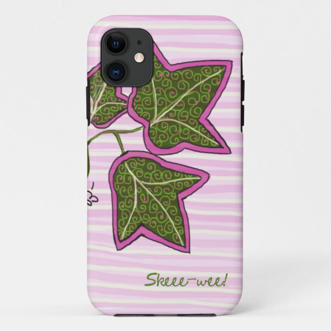 Efeu-Blatt Sun Case-Mate iPhone Hülle (Rückseite)