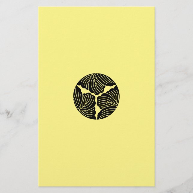 Efeu-Blätter Briefpapier (Vorderseite)