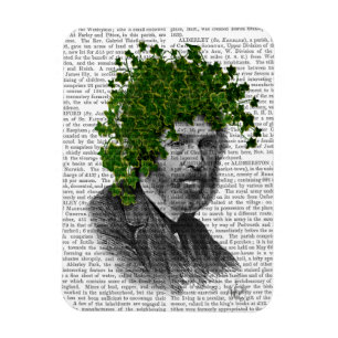 Efeu-HauptPflanzen-Kopf Magnet