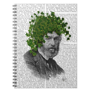 Efeu-HauptPflanzen-Kopf Notizblock