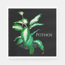 Efeu-Pflanze Steinuntersetzer Serviette