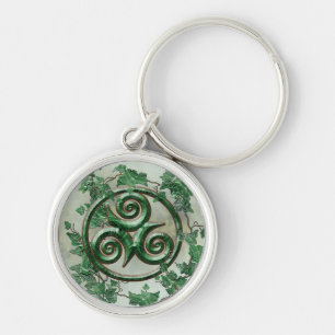 Efeu Triskel Schlüsselanhänger