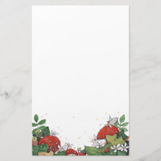 Efeu-u. Toadstool-Beleuchtung Briefpapier