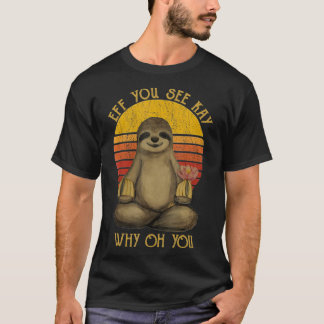 Eff You See Kay Why Oh Du Lustiger Vintage Faultie T-Shirt
