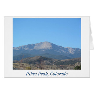 Effacer la carte Pikes Peak