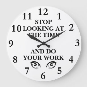 Effectuez votre horloge murale de travail