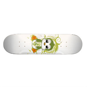 Effekt-Musiknote-Wirbel des niedlichen Skateboard
