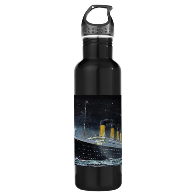 Effektivwert titanisch edelstahlflasche (Vorderseite)