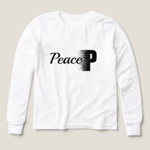 Effet de désintégration de la paix - Typographie