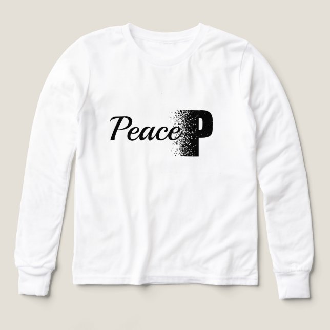 Effet de désintégration de la paix - Typographie   (Motif recto)