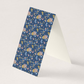Effet de filetage Arrière - plan bleu Motif floral
