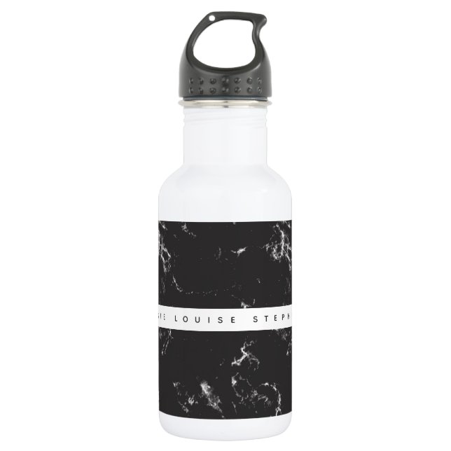 effet marbre bouteille d'eau personnalisée (Devant)