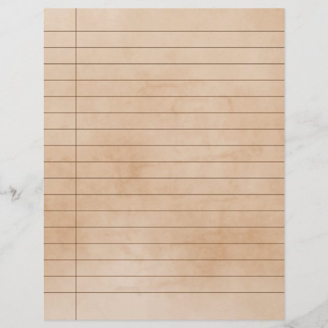 Effet vieilli Papier à régime Vintage (Devant)