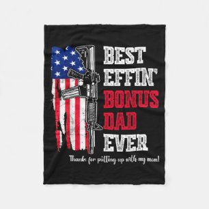 Effin' Bonus-Dad jemals Daddy-Rechte amerikanische Fleecedecke