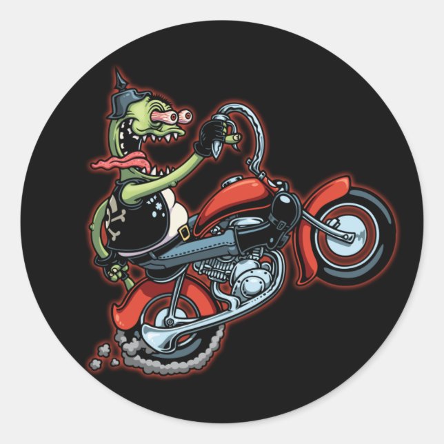 Effin' Efrem Runder Aufkleber (Vorderseite)