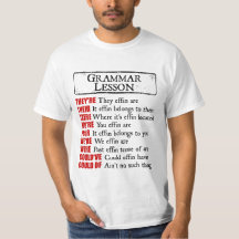 Effin Grammar Lektion Spaß Sie sind ihre dort