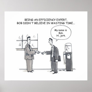 Effizienzexperte Matte Poster