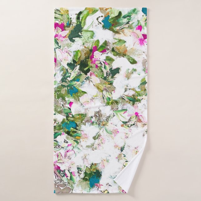 Effloreszenz #4 badehandtuch (Badehandtuch)