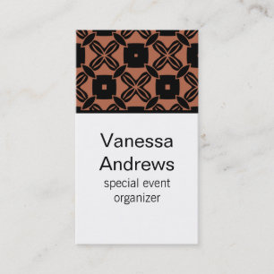 Efforless Beauty Business Card, Coral Visitenkarte