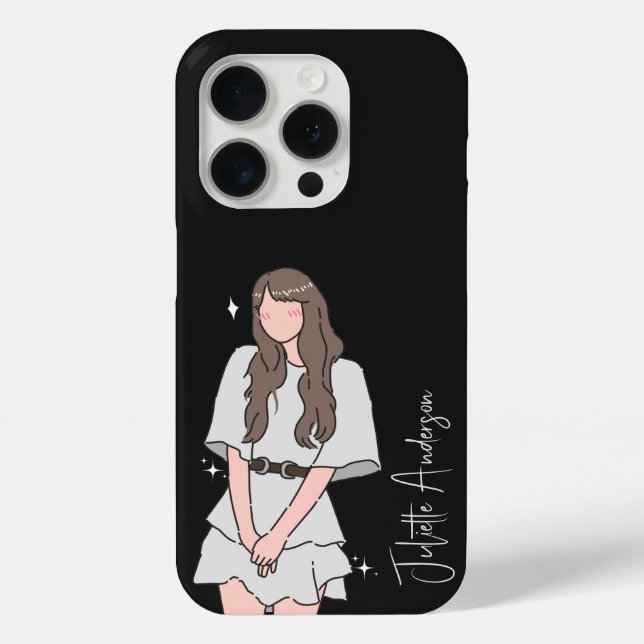 Efforless beauty Girl Anpassbar Case-Mate iPhone Hülle (Rückseite)