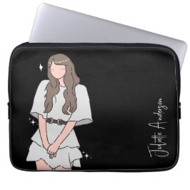 Efforless beauty Girl Anpassbar Laptopschutzhülle