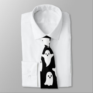 Éffrayant Ghosts hommes Halloween cravate - CRAVAT