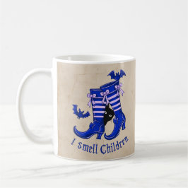 Éffrayant Halloween Mug : Je sens les enfants