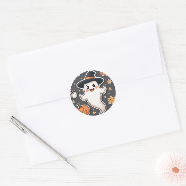 Éffrayant & mignon : Stickers Halloween pour édulc (Enveloppe)