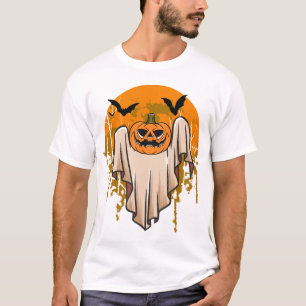 Éffrayant Smart : T-shirt Ghost Halloween