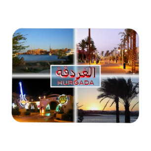 EG Ägypten - Hurghada by Night - Rotes Meer - El  Magnet