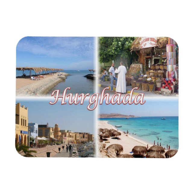 EG Hurghada - Rotes Meer - Magnet (Horizontal)