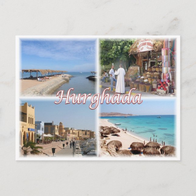EG Hurghada - Rotes Meer - Postkarte (Vorderseite)
