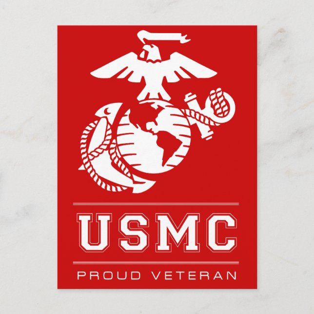EGA Proud Veteran Postkarte (Vorderseite)