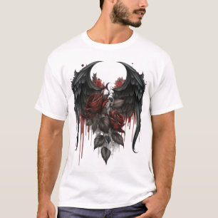 Egal avec coeur et fleurs design t-shirt
