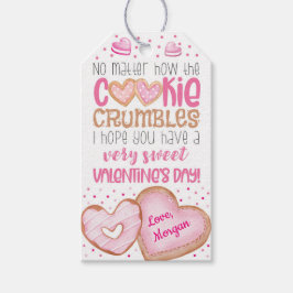 Egal, wie das Cookie den Valentinstag zerbricht Geschenkanhänger