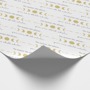 Egal, wie die Phase des Mondschleifpapiers aussieh Geschenkpapier