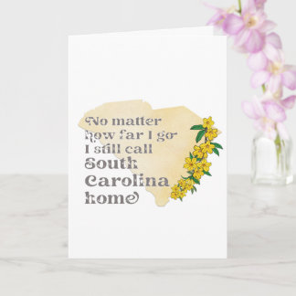 Egal wie weit ich gehe, nenne ich South Carolina Karte