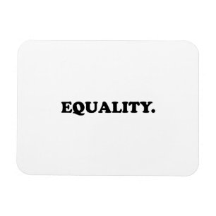 "égalité" noir blanc Flexible Photo Magnet