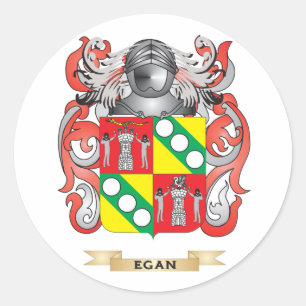Egan-Wappen Runder Aufkleber