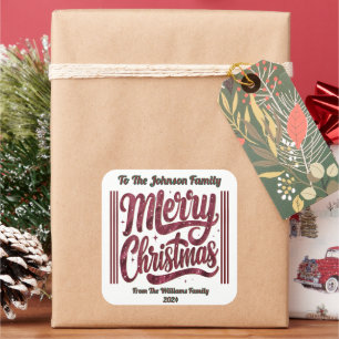 Égayez Noël avec un autocollant amusant !